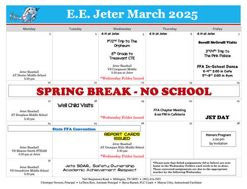 March Calendar